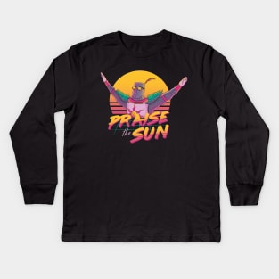 Praise the sun Kids Long Sleeve T-Shirt